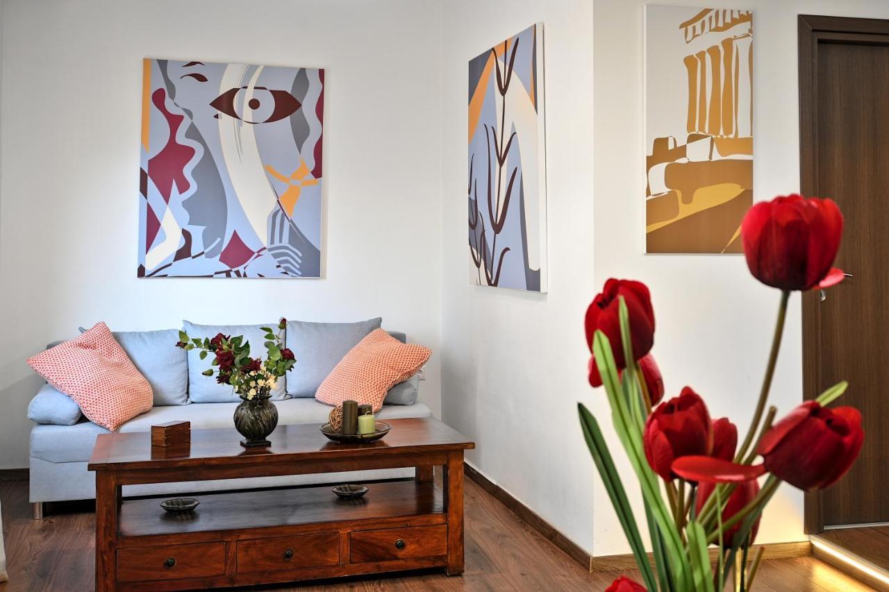 Stylish Apartment, Acropolis View Aten Exteriör bild